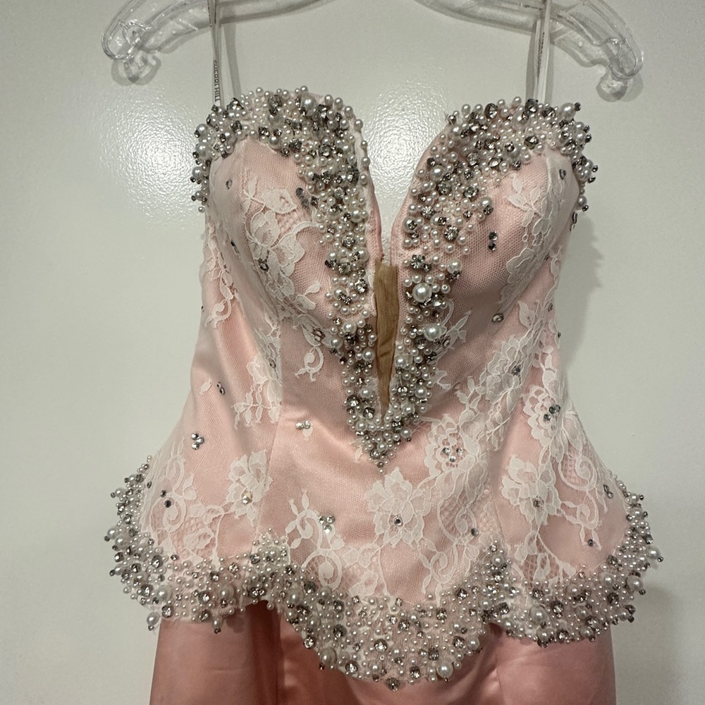 Stunning Sherri Hill Peplum Gown